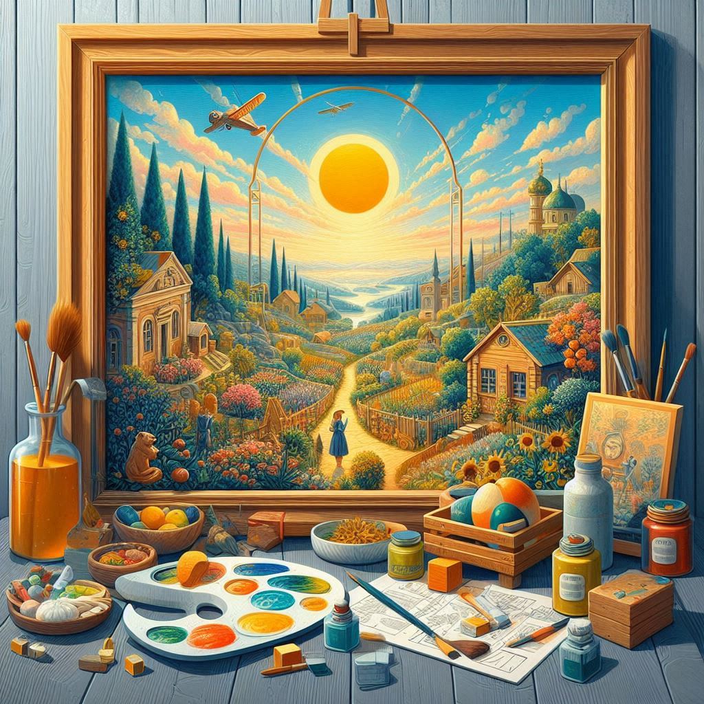 Taller de pintura a l’oli a l’aula